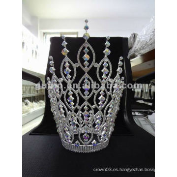 Corona grande del rhinestone 12 "